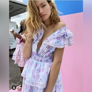 LoveShackFancy x Target Purple Ruffle Dress